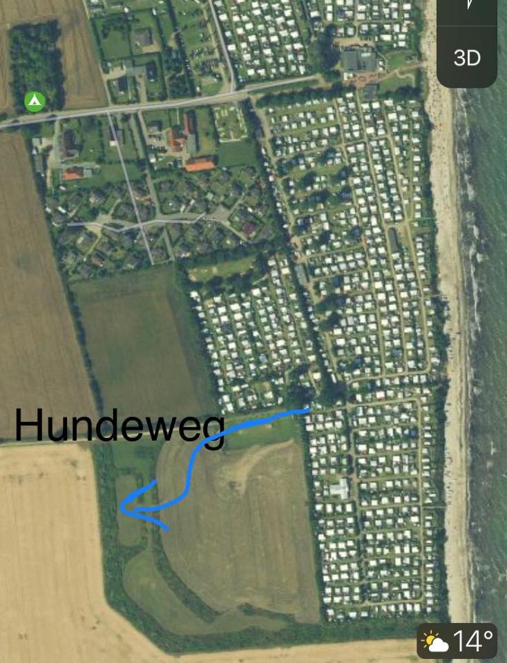 Neuer Fussballplatz auf dem Campingplatz "Hohes Ufer"
